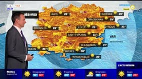 Météo Var: soleil et rafales de vent ce vendredi, jusqu'à 32°C à Sainte-Maxime