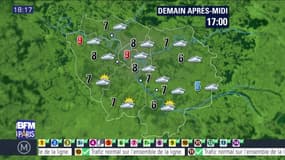 Météo Paris-Ile de France du 12 décembre: De la grisaille et quelques averses