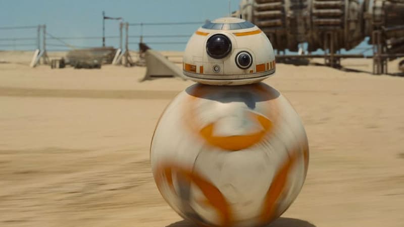 BB-8 fait sa première apparition dans "Star Wars VII : le Réveil de la Force"