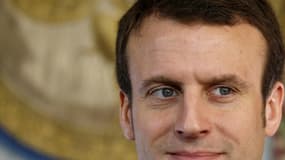 Emmanuel Macron, ancien ministre de l'économie, leader du mouvement politique En Marche!