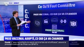 Pass vaccinal adopté: ce que ça va changer