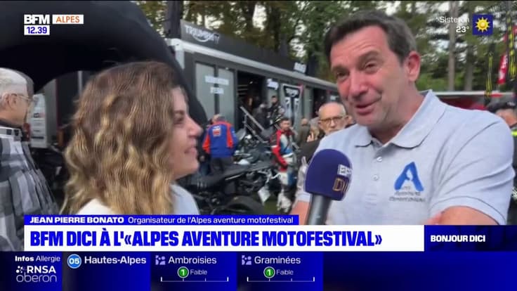 BFM DICI à l'"Alpes Aventure Motofestival"