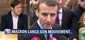 Emmanuel Macron lance son mouvement politique "En Marche"