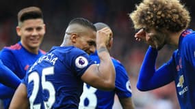Antonio Valencia et Marouane Fellaini
