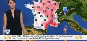 La météo pour ce vendredi 10 juin 2016