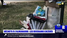 Var: les locaux sont excédés par le nombreux de déchets laissés sur la plage de l'Almanarre