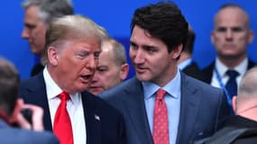 Donald Trump et Justin Trudeau le 4 décembre 2019 (Photo d'illustration)