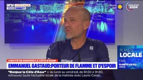 Porteur de la flamme à Valberg, Emmanuel Gastaud a un message à transmettre