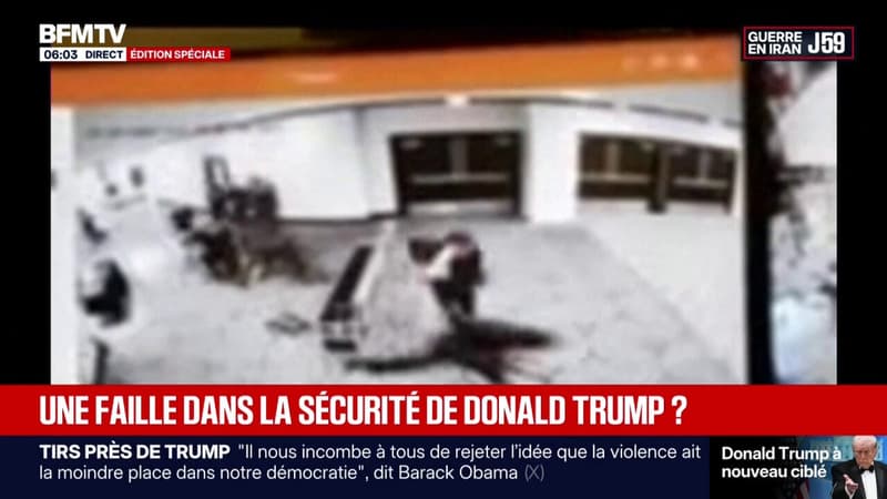 Tirs au gala de la presse avec Donald Trump: une faille de sécurité révélée?