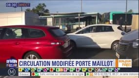 Circulation modifiée porte Maillot: attendez-vous à des difficultés