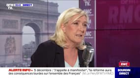 Marine Le Pen réclame un référendum sur cette réforme des retraites