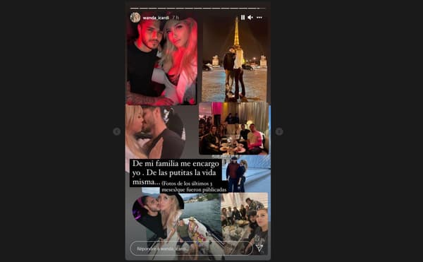 Wanda Icardi's message Wanda Icardi's message