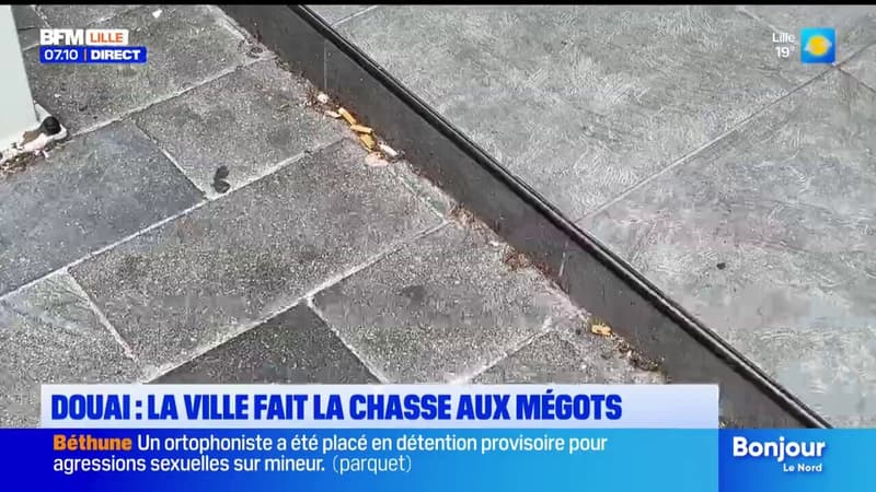 Douai fait la chasse aux mégots avec une campagne de sensibilisation