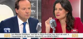 Jean-Marc Germain face à Apolline de Malherbe en direct