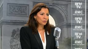 Anne Hidalgo jeudi matin sur BFMTV et RMC.