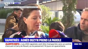 Français rapatriés de Chine: "C'est un soulagement pour eux et pour nous", déclare Agnès Buzyn