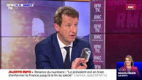 Yannick Jadot: "Ce que décide de faire le Président, c'est d'engager un programme d'EPR installés en 2045 au mieux, (...) il ne fait rien pour le climat"