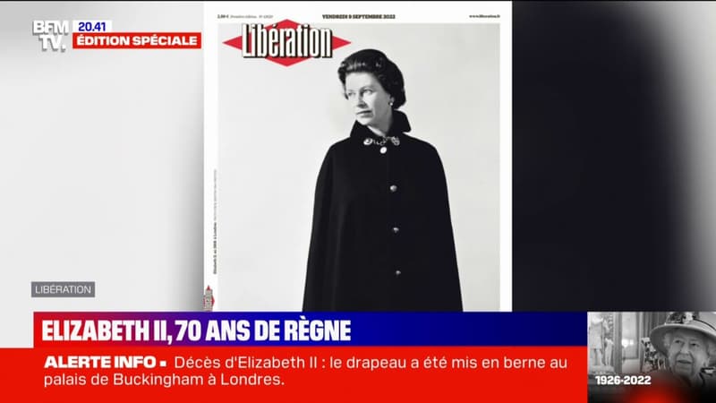 Les Unes de la presse française et étrangère en hommage à Elizabeth II