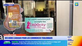 Des bons cadeaux pour Noël à utiliser uniquement dans les commerces toulonnais 