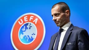 Le président de l'UEFA Aleksander Ceferin au siège de la confédération européenne à Nyon le 4 décembre 2019