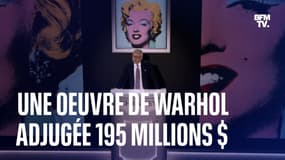 Un portrait de Marilyn Monroe par Warhol vendu 195 millions de dollars en seulement 4 minutes