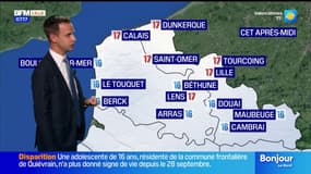 Météo Nord-Pas-de-Calais: un ciel nuageux ce mardi, il fera 17°C à Tourcoing et 16°C à Arras