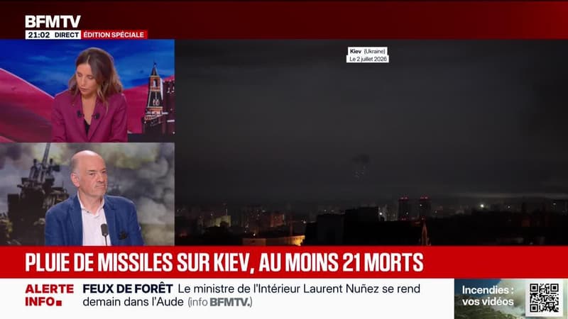 Pluies de missiles sur Kiev, au moins 21 morts - 02/07