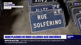 Lille: 4600 plaques de rues ont été mises aux enchères