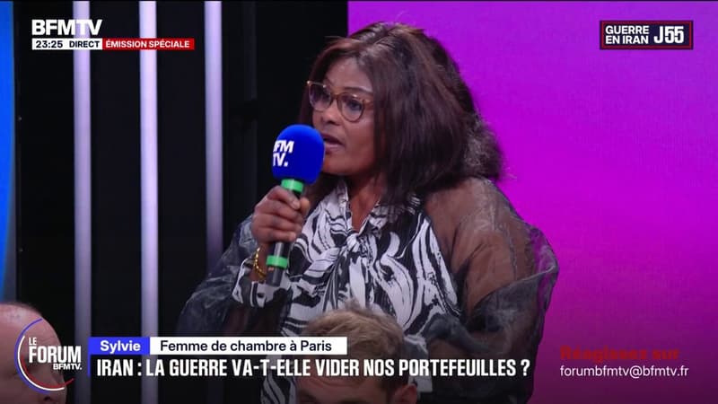 FORUM BFMTV - Prix des carburants: On travaille grâce aux touristes mais à un moment, plus personne ne va venir, craint Sylvie, femme de chambre à Paris