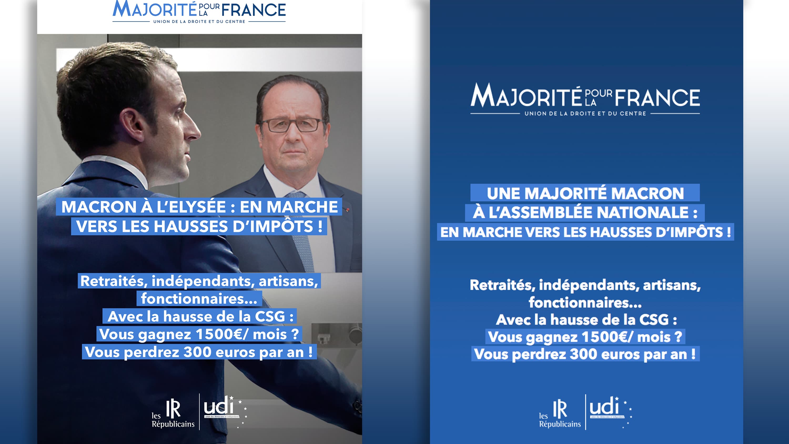 Le tract "censuré" des Républicains.