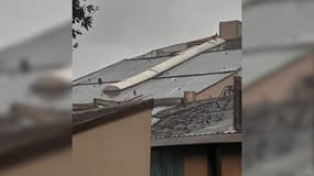 La tempête Ciaran a fait des dégâts au collège Prévert à Coutances.