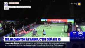 Paris: la nouvelle Adidas Arena de Porte de la Chapelle accueille du badminton avant les JO