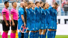 Les joueurs de l'Islande lors de l'Euro 2020