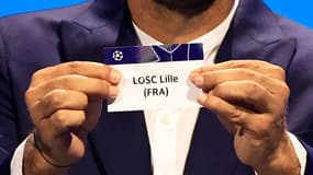 Le Losc lors d'un tirage au sort de la Ligue des champions, à Monaco le 29 août 2024