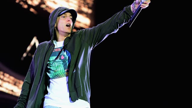 Eminem sur scène en août 2014