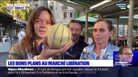 Nice: le prix du melon en baisse au marché de la Libération