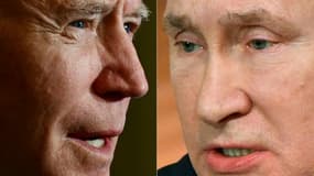 Le président américain Joe Biden affiche une ligne dure face à son homologue russe Vladimir Poutine