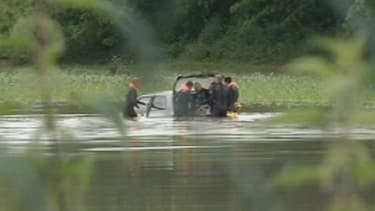 La voiture de la femme rerouvée noyée a été découverte dans un champ inondée près de Dax jeudi matin