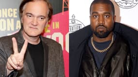 Quentin Tarantino et Kanye West 