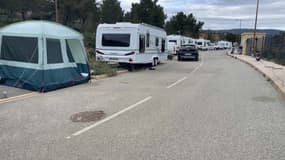 30 caravanes sont installées illégalement sur un terrain privé de La Ciotat (Bouches-du-Rhône) depuis dimanche 16 mars