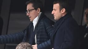 Jacques-Henri Eyraud et Emmanuel Macron
