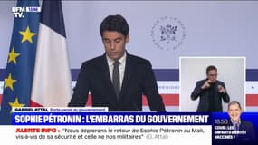 Gabriel Attal sur le retour de Sophie Pétronin au Mali: "Il y a une forme d'irresponsabilité vis-à-vis de sa sécurité mais aussi de celle de nos militaires"