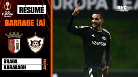 Résumé : Braga 2-4 Karabagh - Ligue Europa (barrage aller)