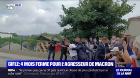 Damien Tarel condamné à 18 mois de prison dont quatre ferme pour la gifle donnée à Emmanuel Macron