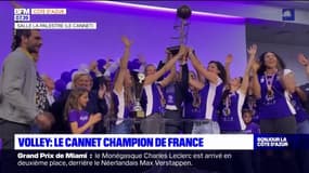Volley: les joueuses du Volero Le Cannet championnes de France