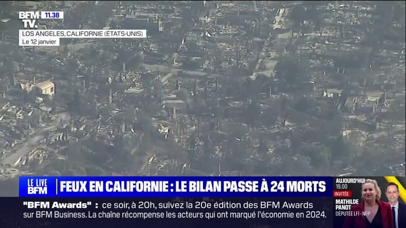 Incendies en Californie: le bilan passe à au moins 24 morts, des vents violents menacent d'aggraver les feux