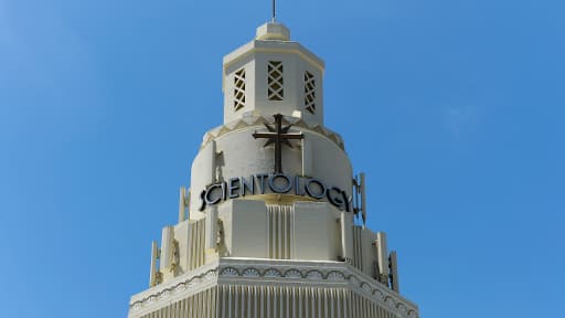 Le siège de l'Eglise de la Scientologie, à Los Angeles, aux Etats-Unis.