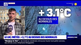 +3,1°C: des températures au-dessus des normales de saison au Luc