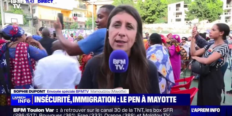 À Mayotte, Marine Le Pen promet de "tordre le cou" aux Comores