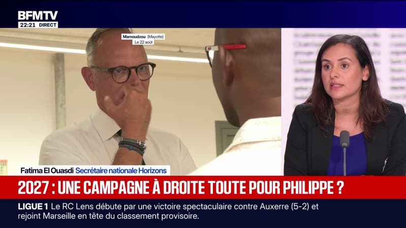 Édouard Philippe à Mayotte sur le sujet de l'immigration: "Je défie Jean-Luc Mélenchon d'aller sur place, et de ne pas évoquer le sujet de la crise migratoire", lance Fatima El Ouasdi, secrétaire nationale Horizons